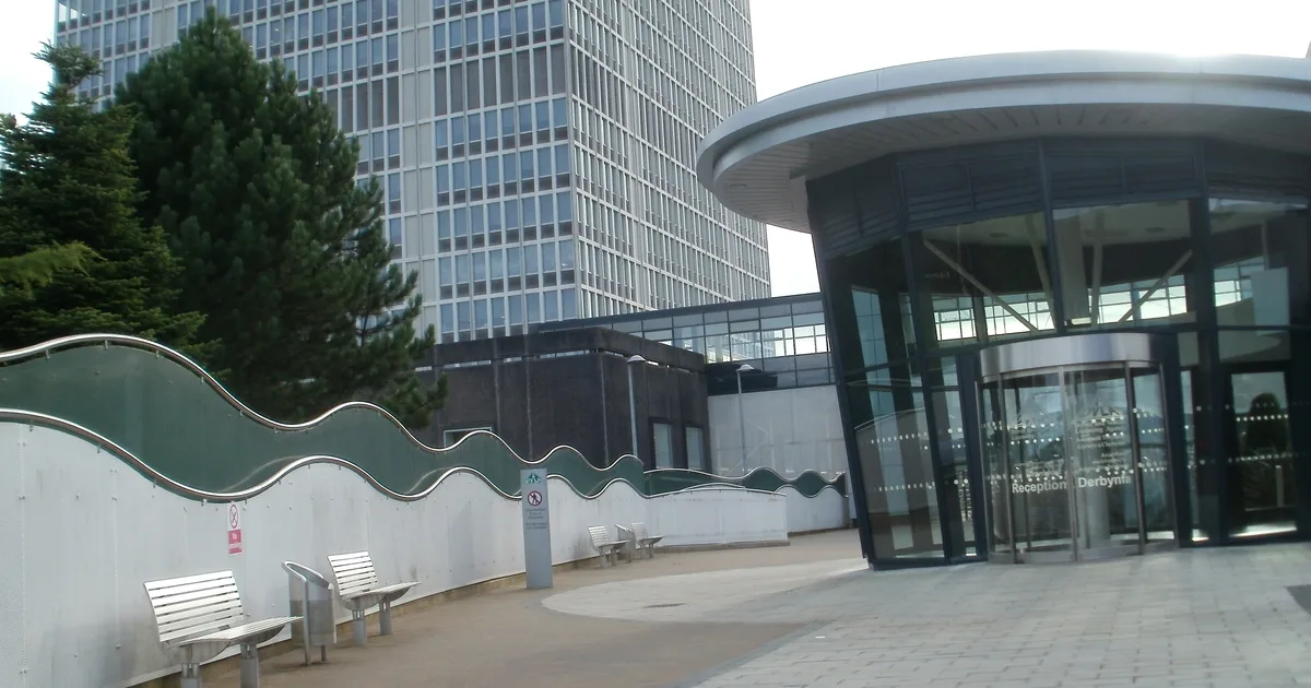 The Driver and Vehicle Licensing Agency's headquarters building in Morriston, Swansea.