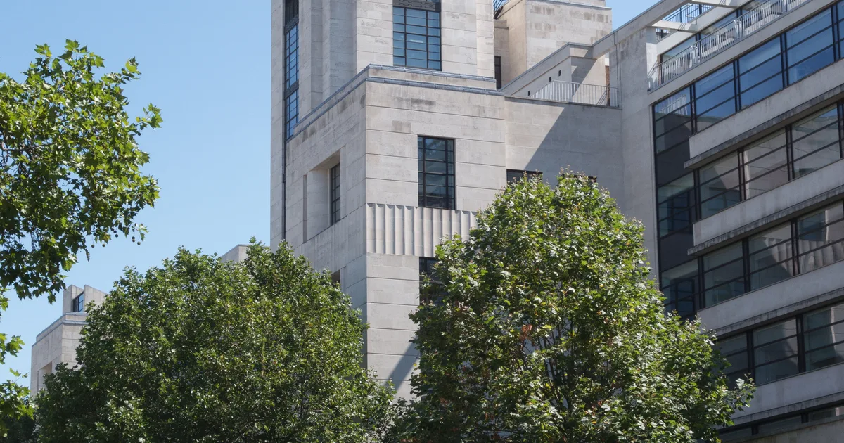 The National Audit Office building on Buckingham Palace Road, London.
