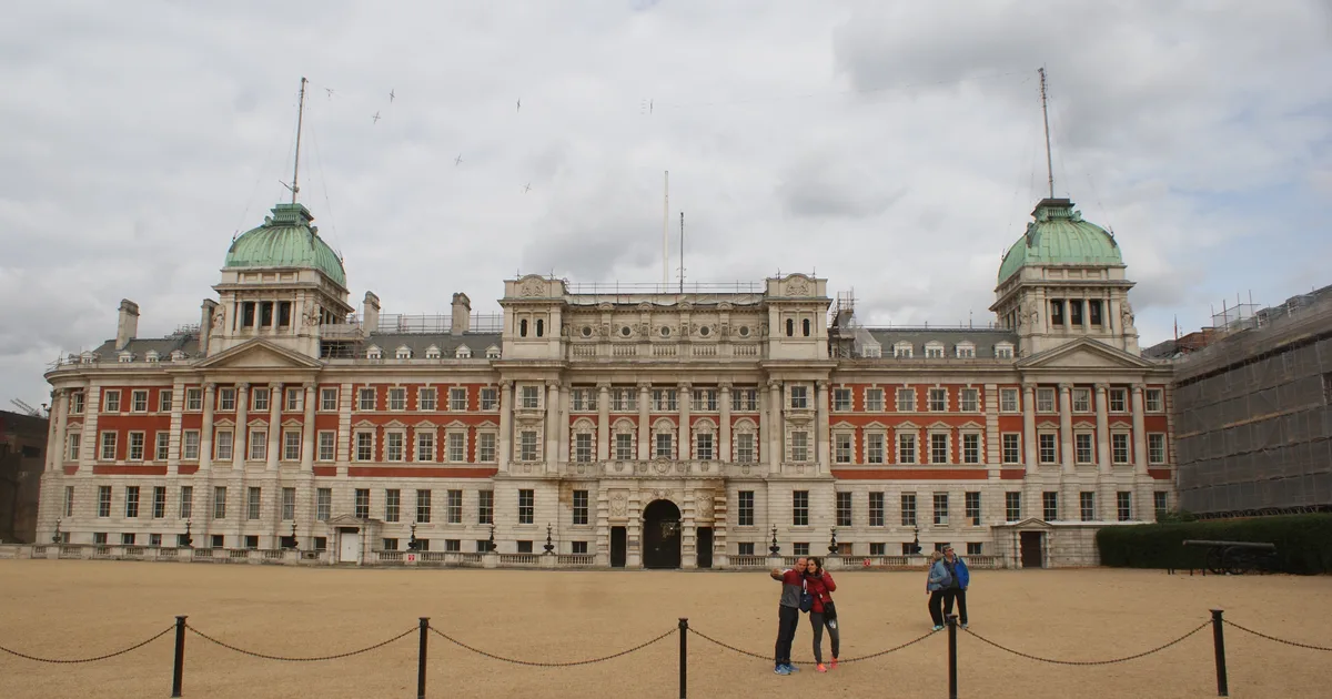 The Old Admiralty Building, Horse Guards Parade, London, home of the Department for Business and Trade.
