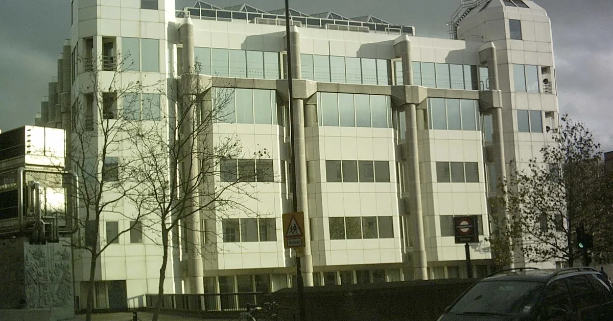 The Office for National Statistics' main building at Drummond Gate, London SW1, a white-clad office block with twin corner towers.