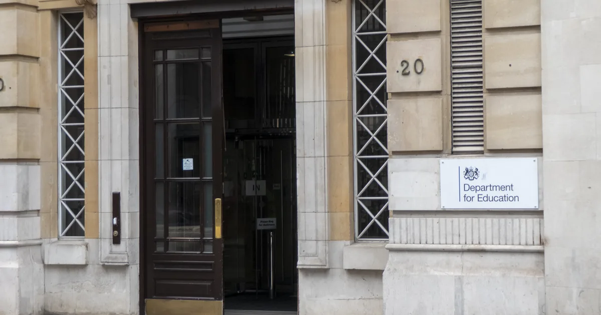 The Department for Education's office in Sanctuary Buildings, Great Smith Street, London.