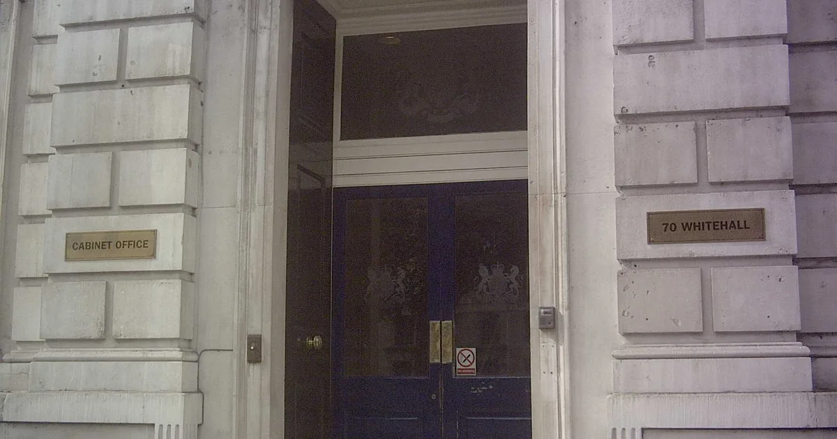 70 Whitehall, the Cabinet Office building, London.
